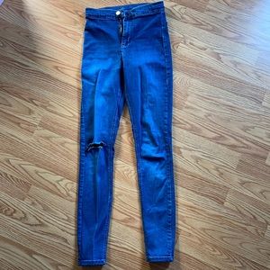topshop high waisted jeans